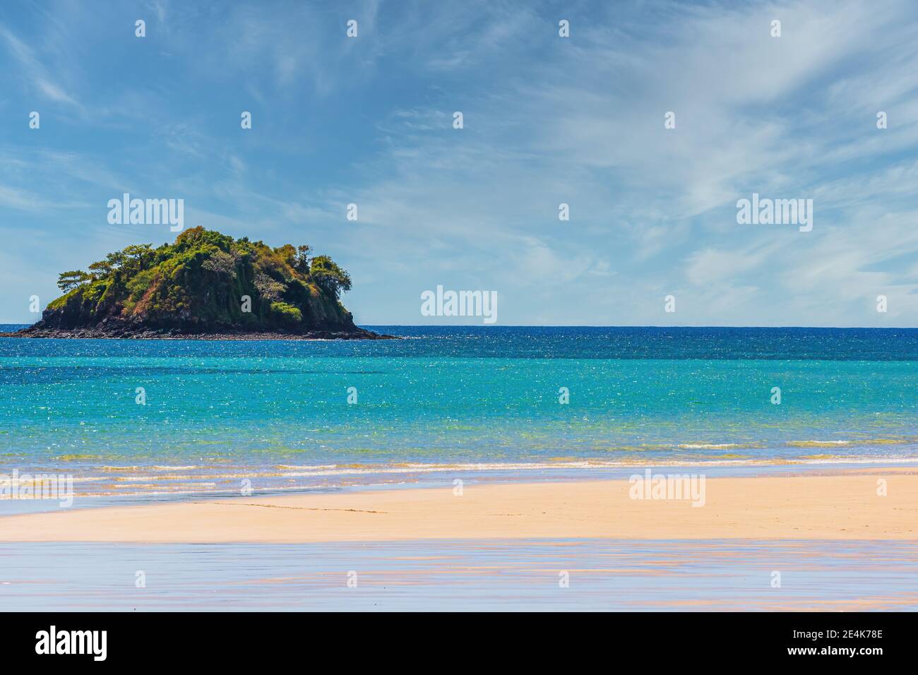 Seenlandschaft in der Nähe von Insel Nosy Be, Norden von Madagaskar Stockfoto