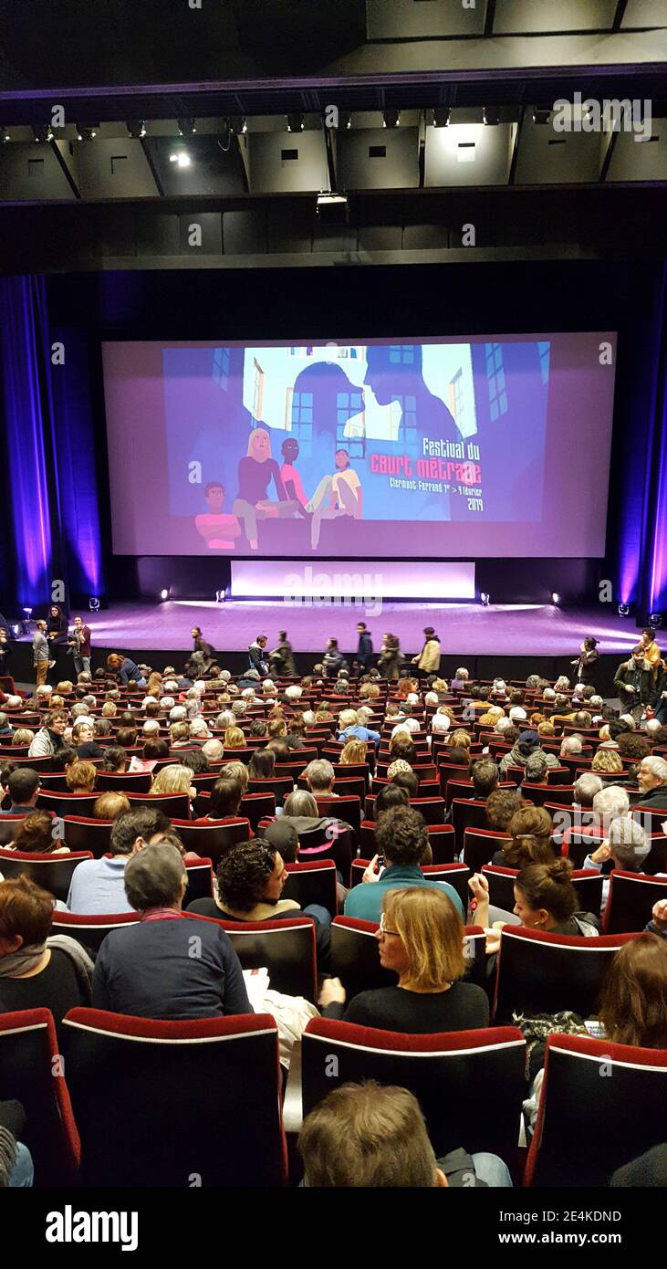 Clermont Ferrand. Festival des Kinos des Kurzfilms. Puy de Dome. Auvergne-Rhone-Alpes. Frankreich Stockfoto