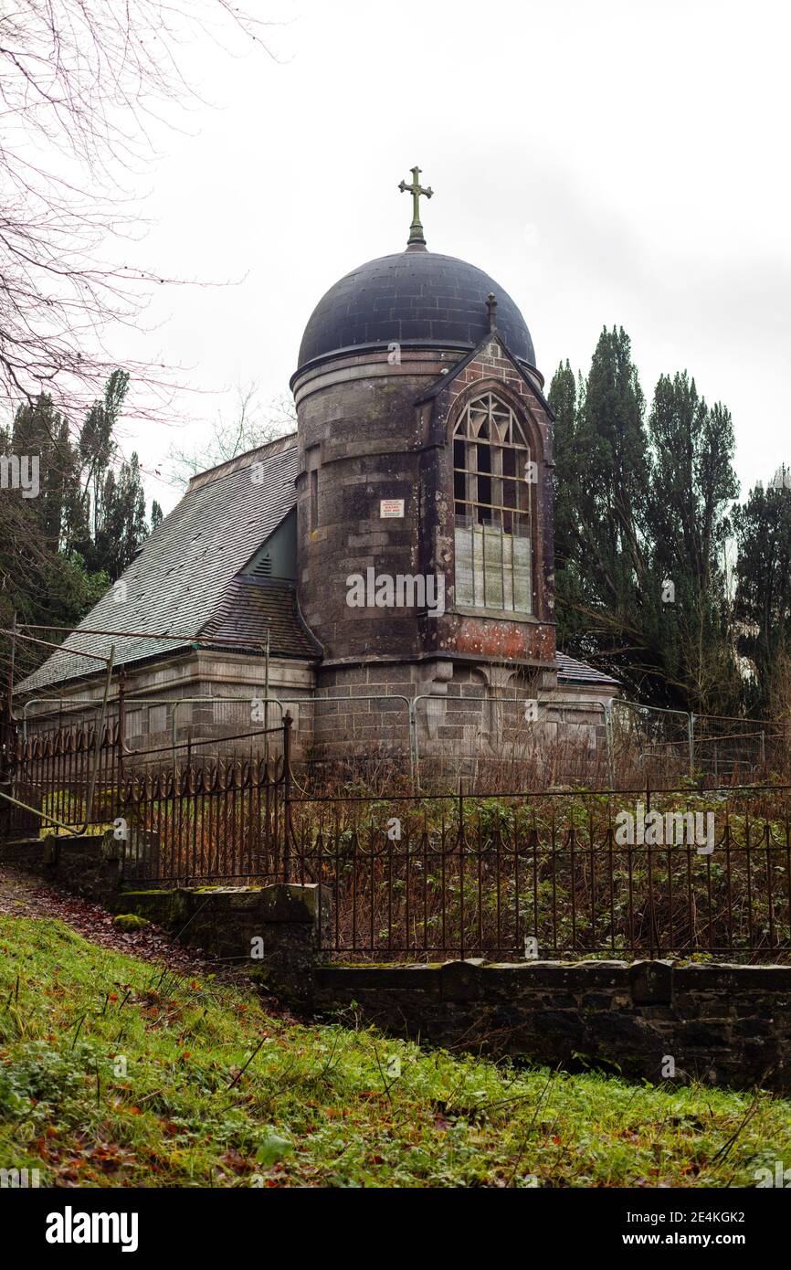 Verlassenes Gebäude in Co. Monaghan, Irland Stockfoto