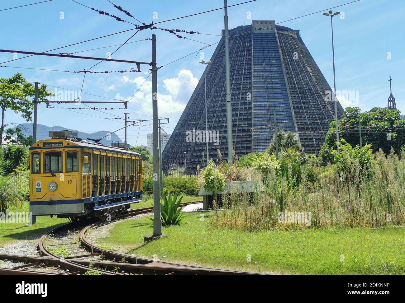 EIN TAG IN RIO IM JANUAR 2021 Stockfoto