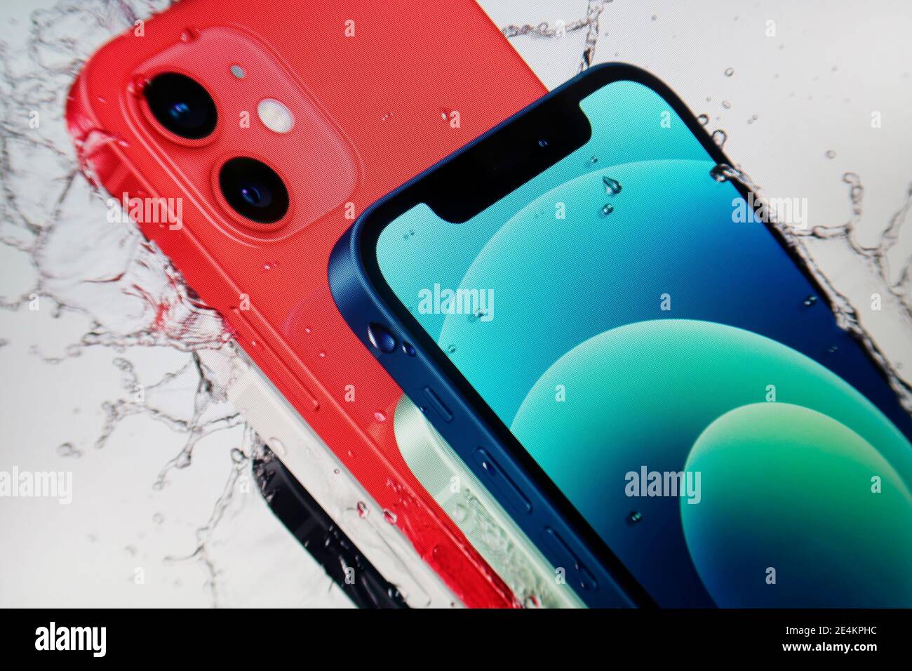 Apple iPhone 12 Stockfoto