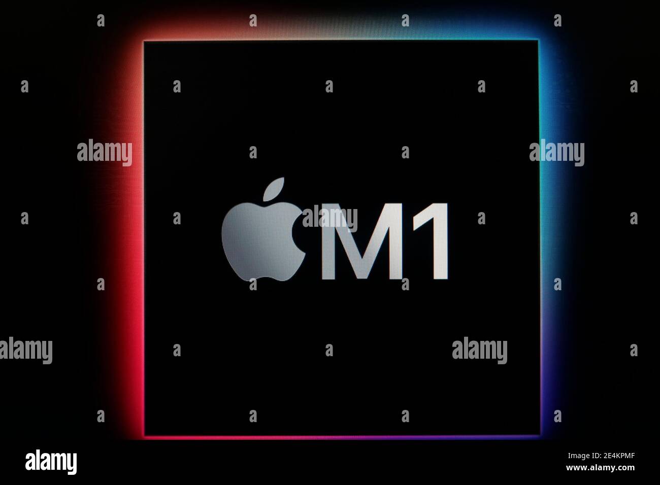 Apple M1-Chip Stockfoto