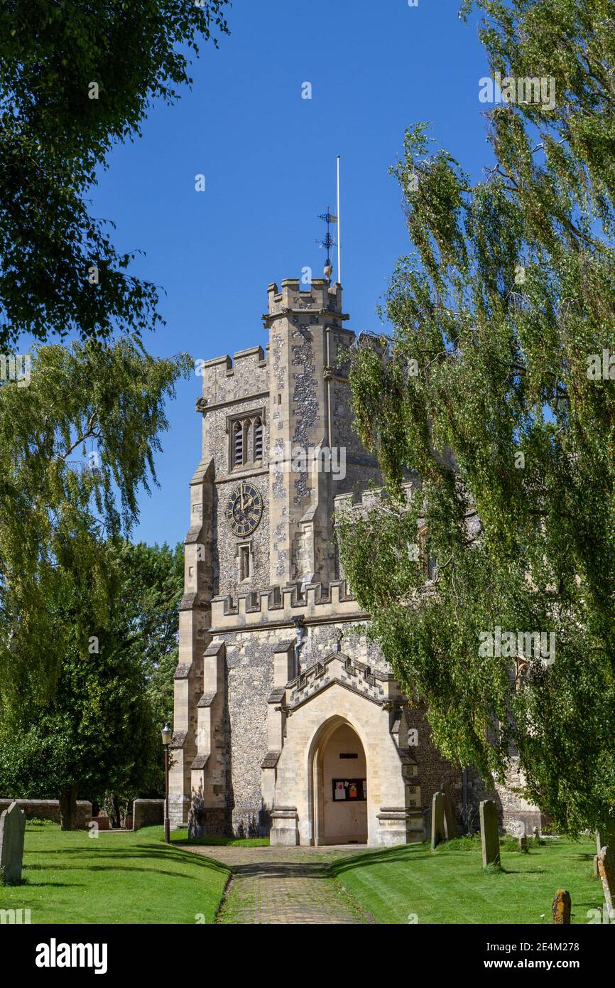 St. Peter und St. Paul's Church in Tring, Hertfordshire, Großbritannien. Stockfoto