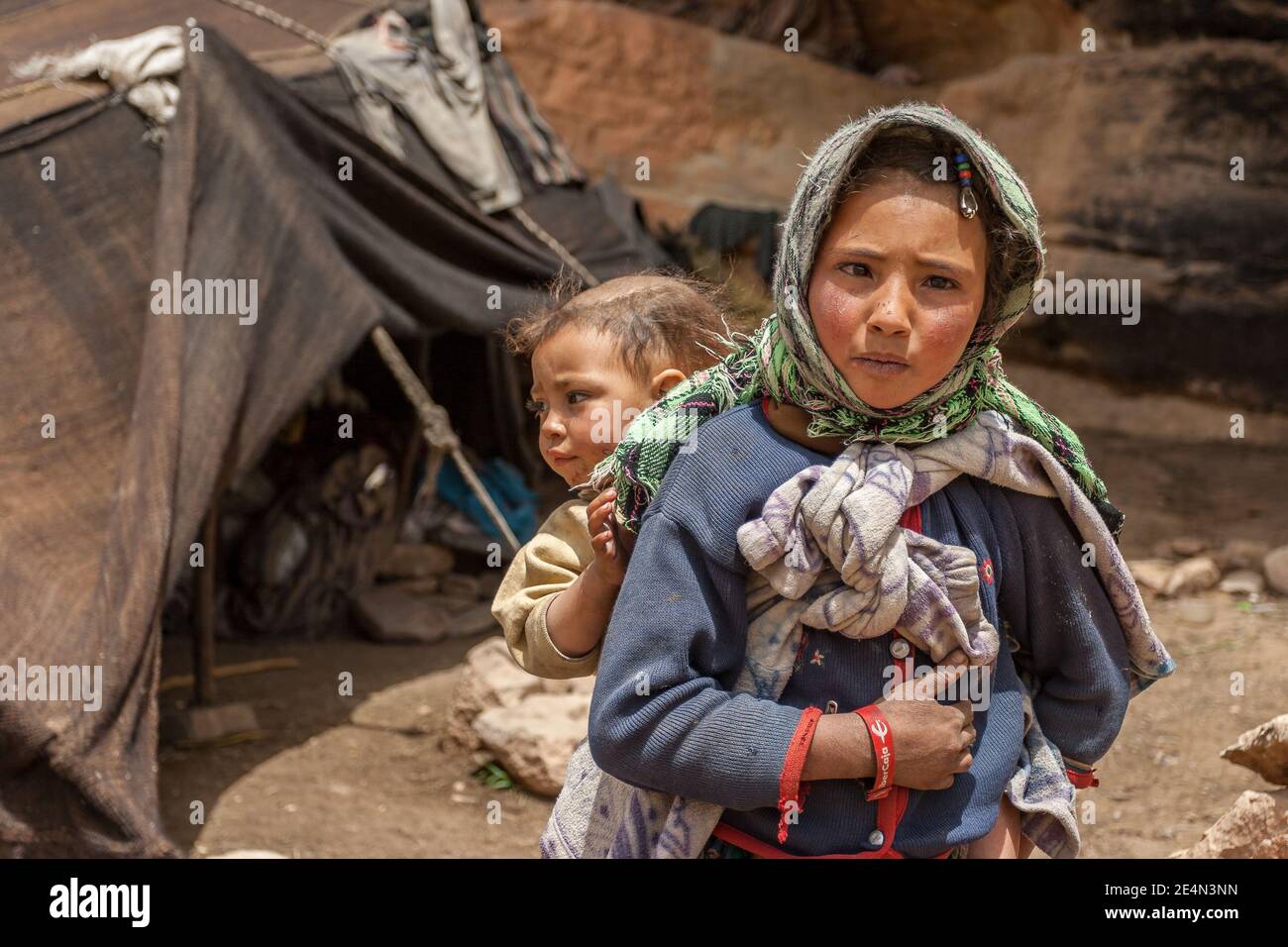 Berber Kinder Stockfoto