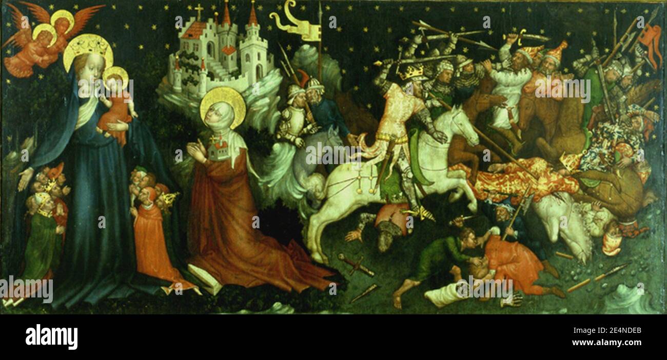 Meister des St. Lambrecht Votivalteers 01. Stockfoto