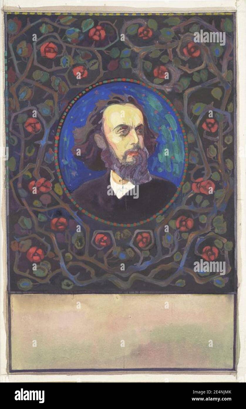 Mehe portree, Nikolai Triik, Stockfoto