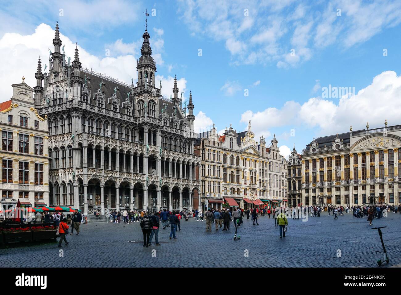 Königshaus am Grand Place, Grote Markt in Brüssel, Belgien Stockfoto