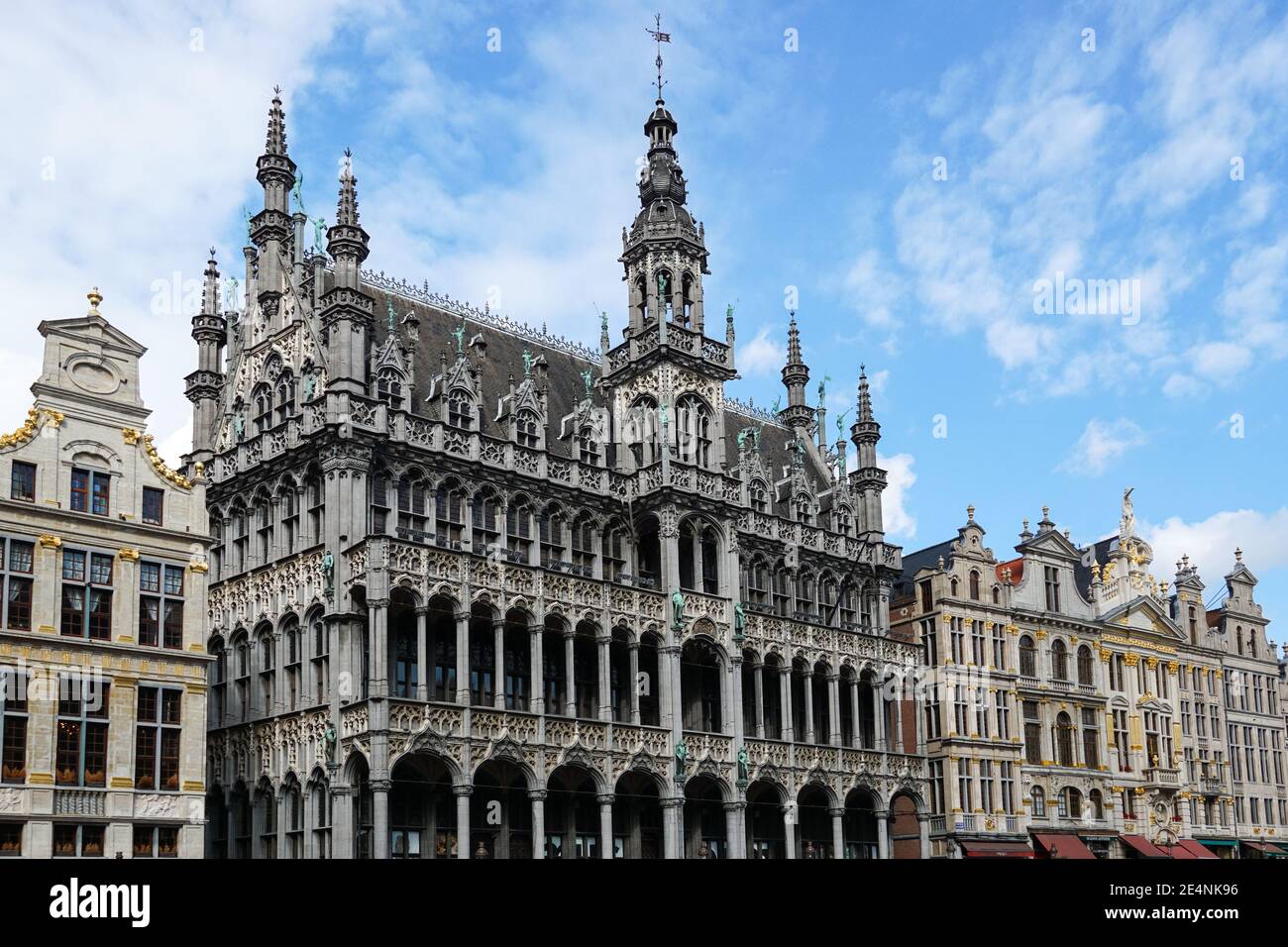 Königshaus am Grand Place, Grote Markt in Brüssel, Belgien Stockfoto