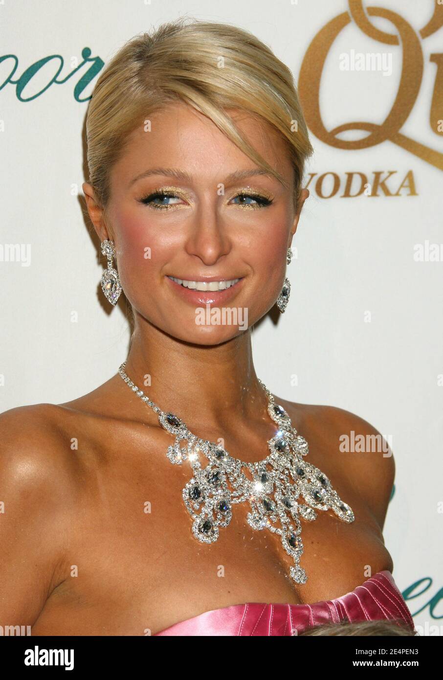 Paris Hilton nimmt an der Premiere von 'The Hottie & The Nottie' Teil, die am 4. Februar 2008 im Egyptian Theatre in Los Angeles, CA, USA, stattfand. Foto von Baxter/ABACAPRESS.COM Stockfoto