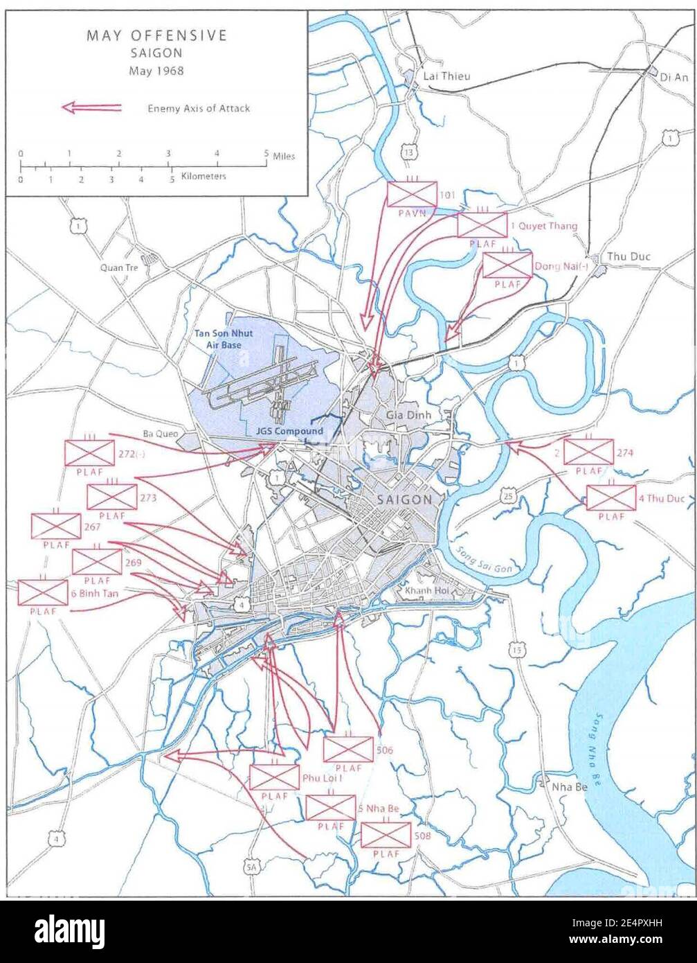 VIETNAM MAPS 1968 visual data 6