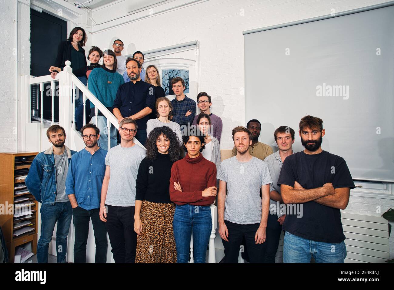 GROSSBRITANNIEN / England / London /Forensic Architecture/ Forensic Architecture Team mit dem Gründer Architekt Eyal Weizman. Stockfoto