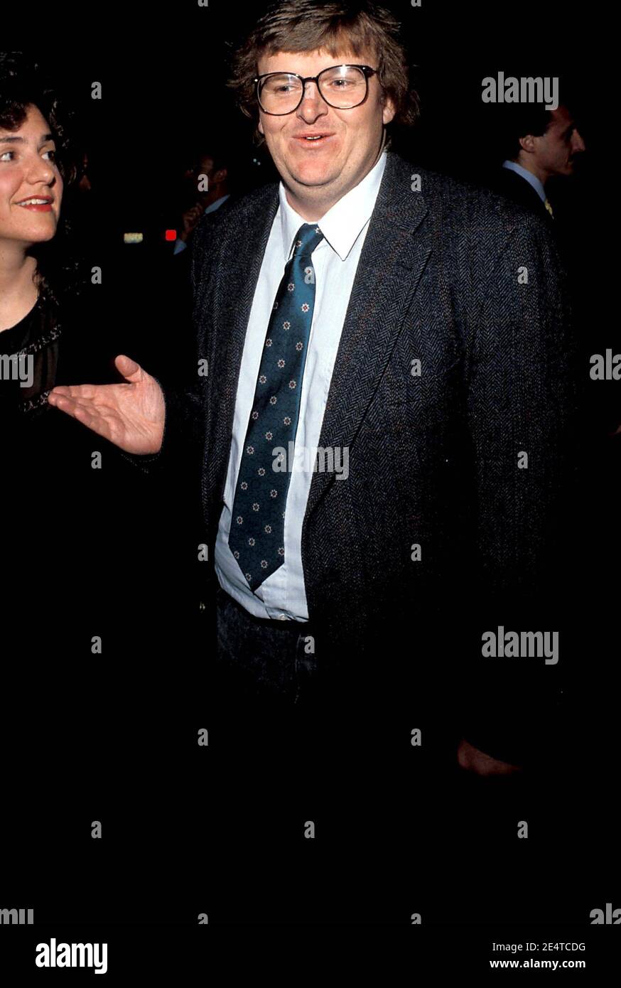 Michael Moore 1990 Quelle Ralph Dominguez/MediaPunch Stockfotografie