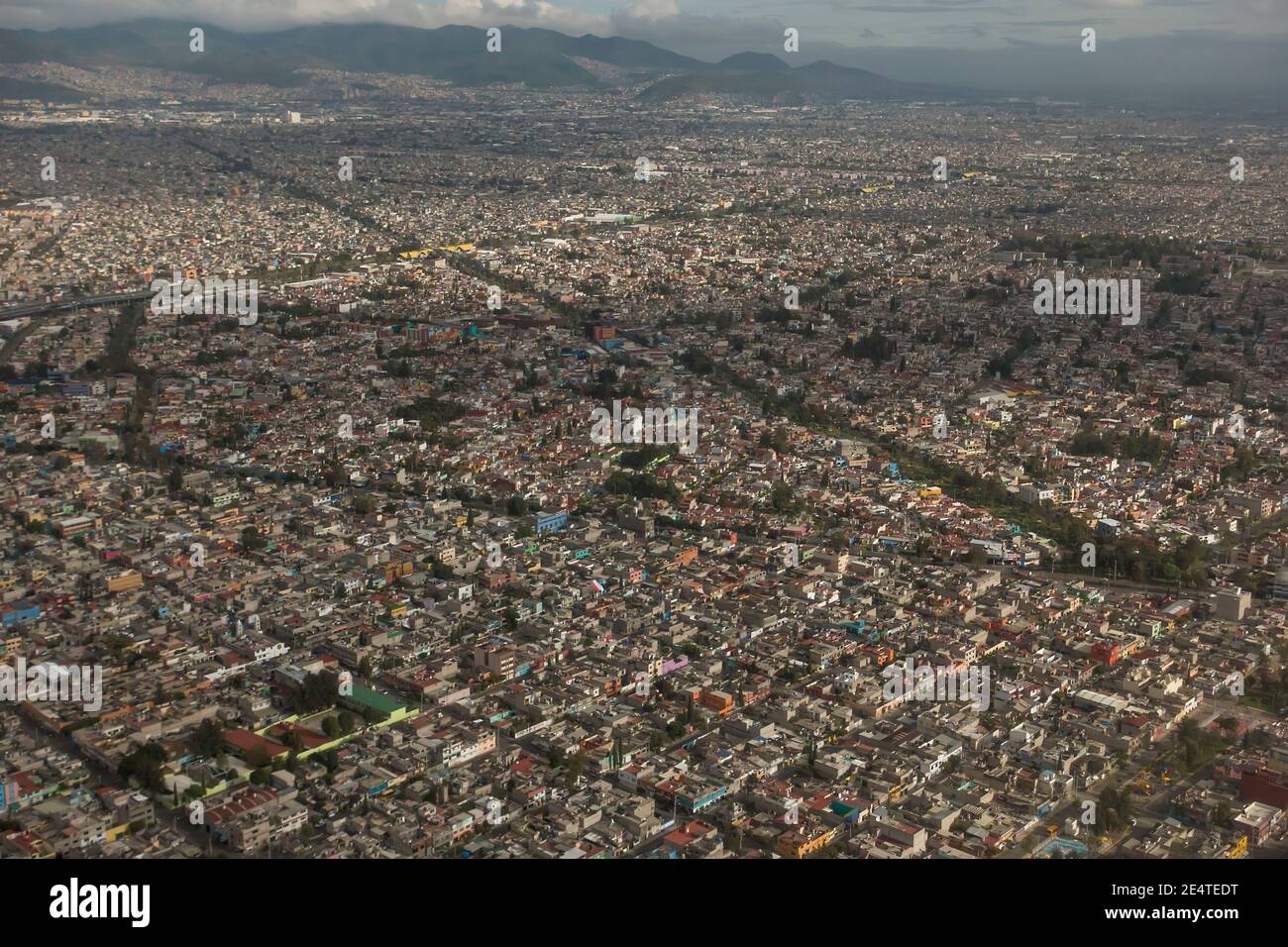 Mexiko City, Mexiko Antenne Stockfoto