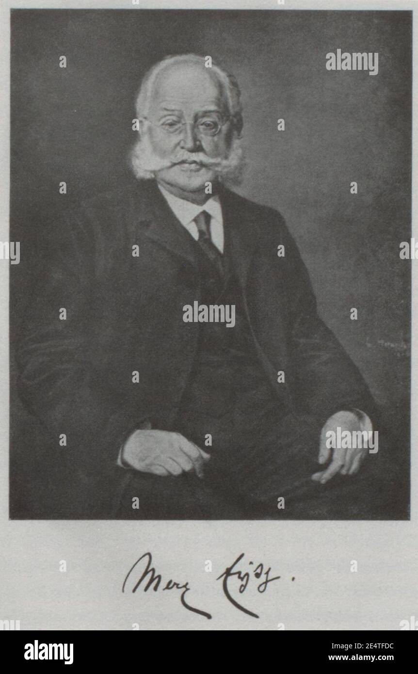Max Eyth, signierte Photogravüre von Friedrich Bruckmann nach einem Ölgemälde von Léon Hornecker, 1906. Stockfoto
