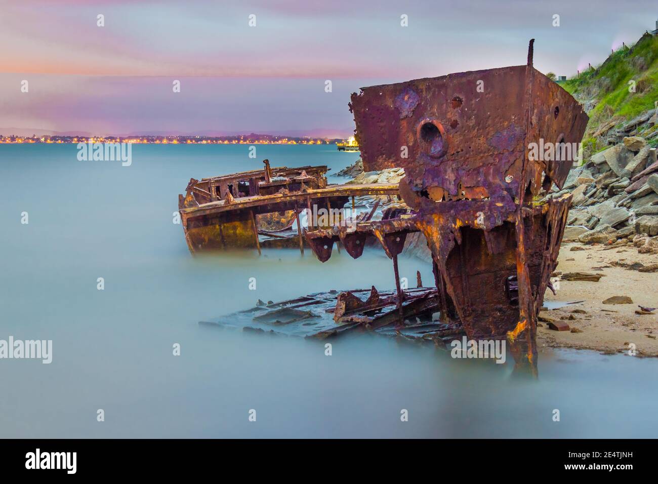 Das Wrack des HMQS-Schiffes Gayundah Stockfoto