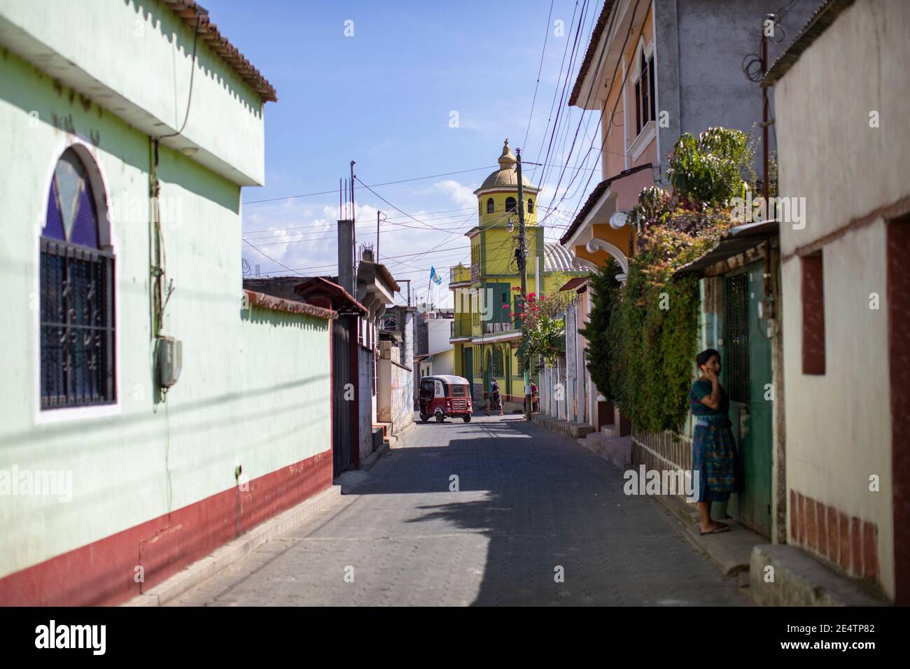 San Juan la Laguna, Guatemala, Mittelamerika. Stockfoto