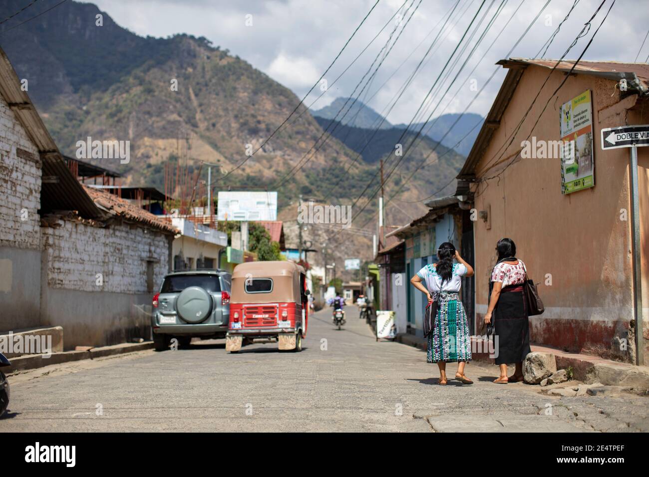 San Juan la Laguna, Guatemala, Mittelamerika. Stockfoto
