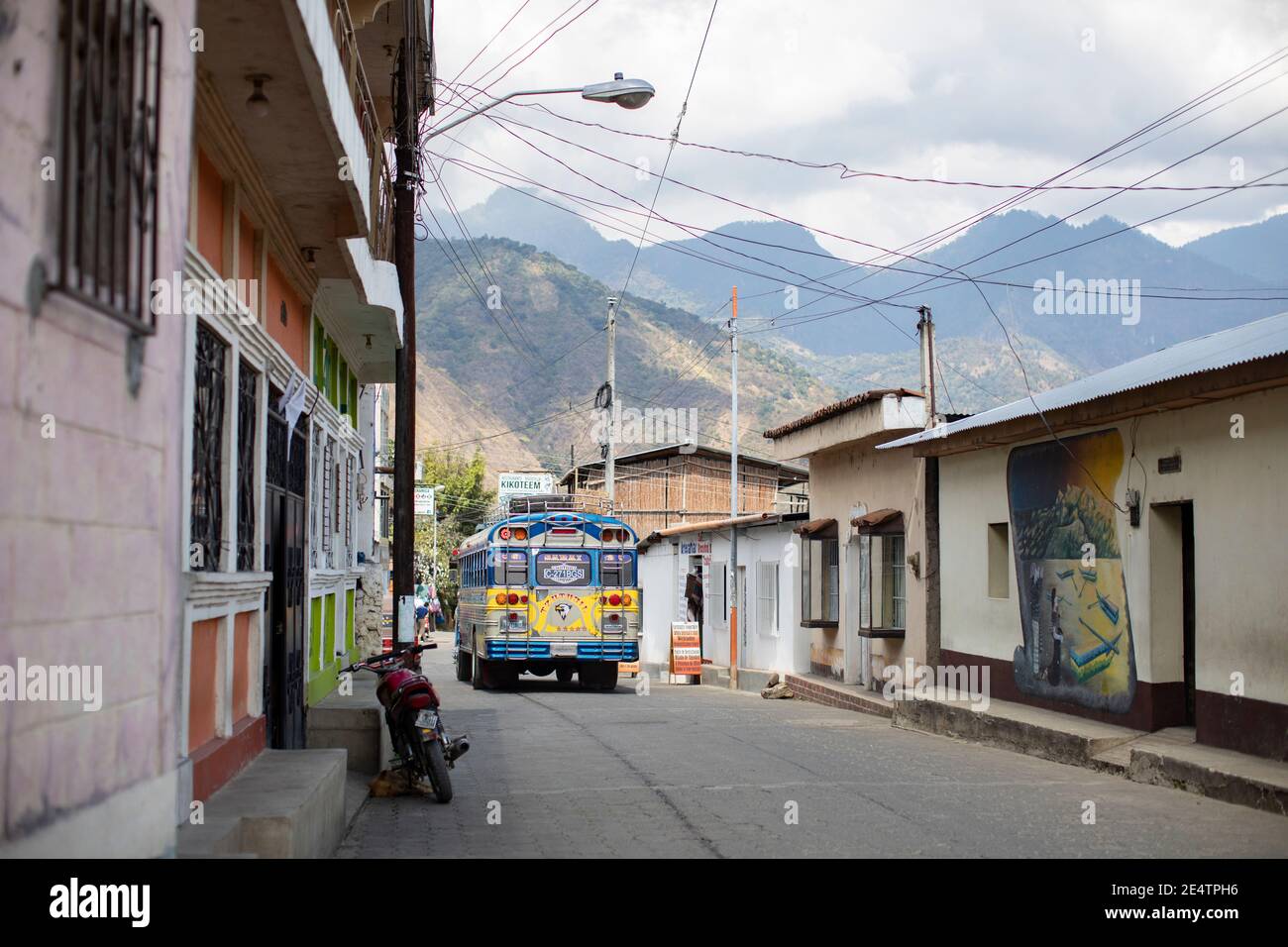 San Juan la Laguna, Guatemala, Mittelamerika. Stockfoto