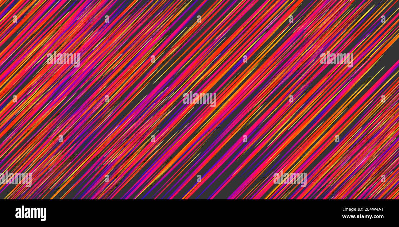 Speed Hintergrund mit hellen farbigen diagonalen Linien Stock Vektor