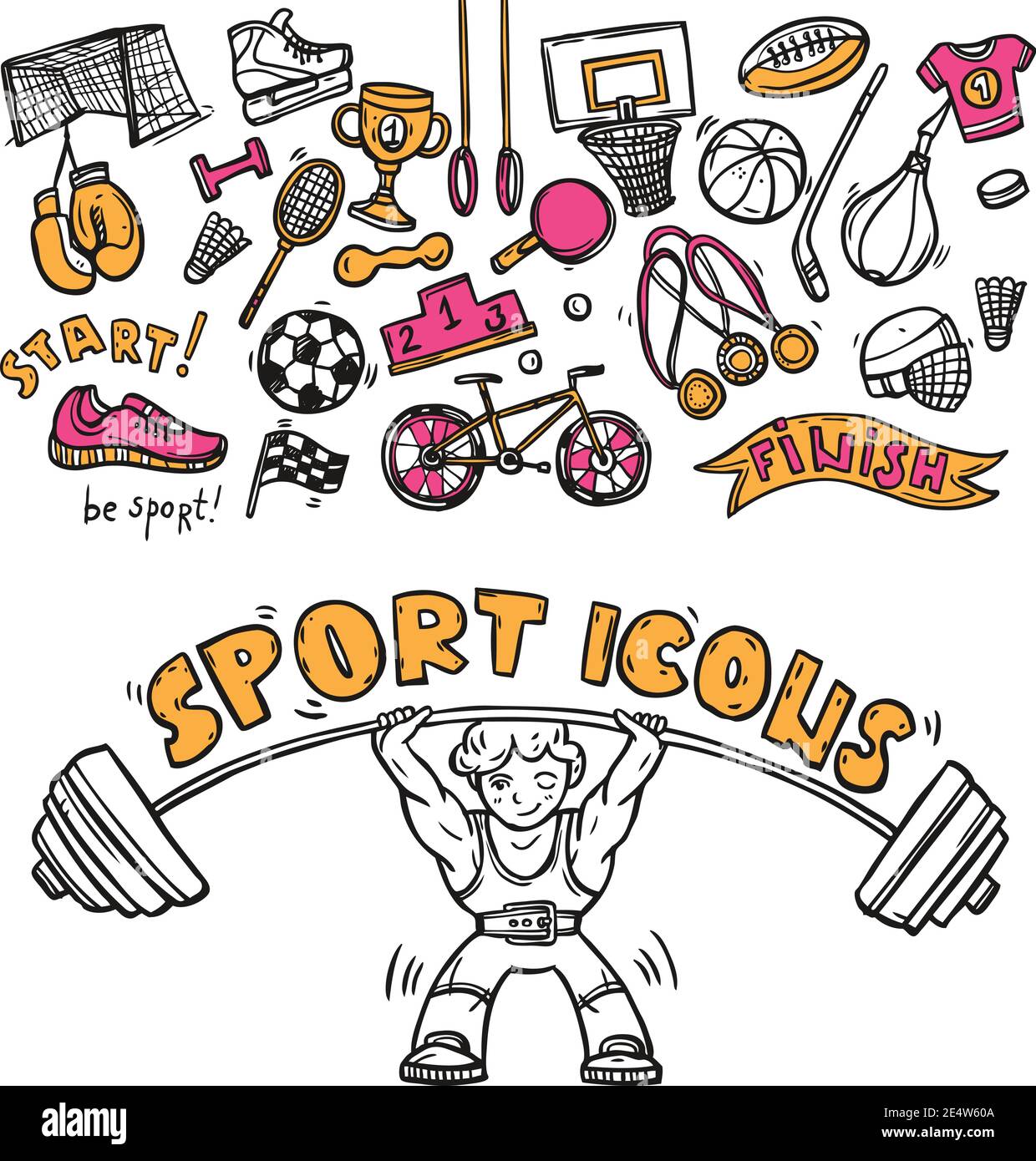 Hockey Handschuhe Stock Vektorgrafiken Kaufen Alamy