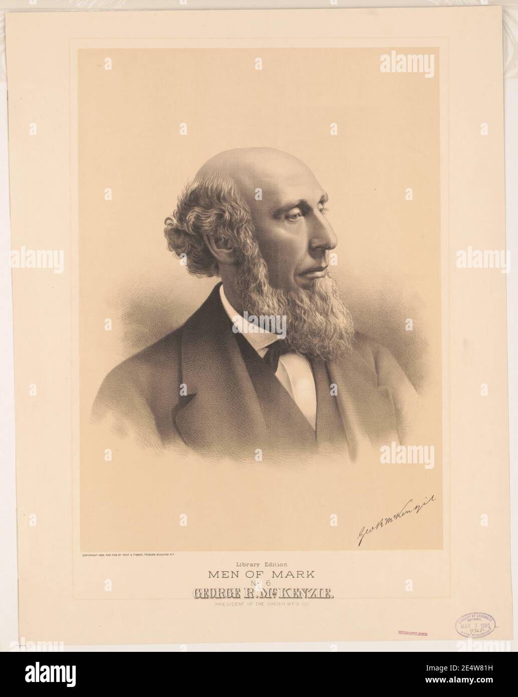 Männer von Mark, Nr. 6, George R. McKenzie Stockfoto