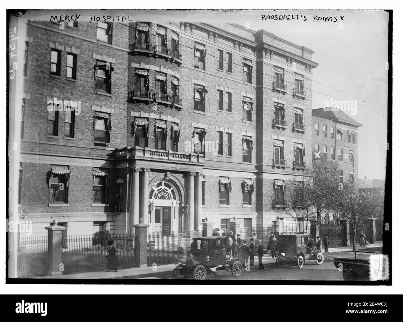 Mercy Hospital - Roosevelts Zimmer Stockfoto
