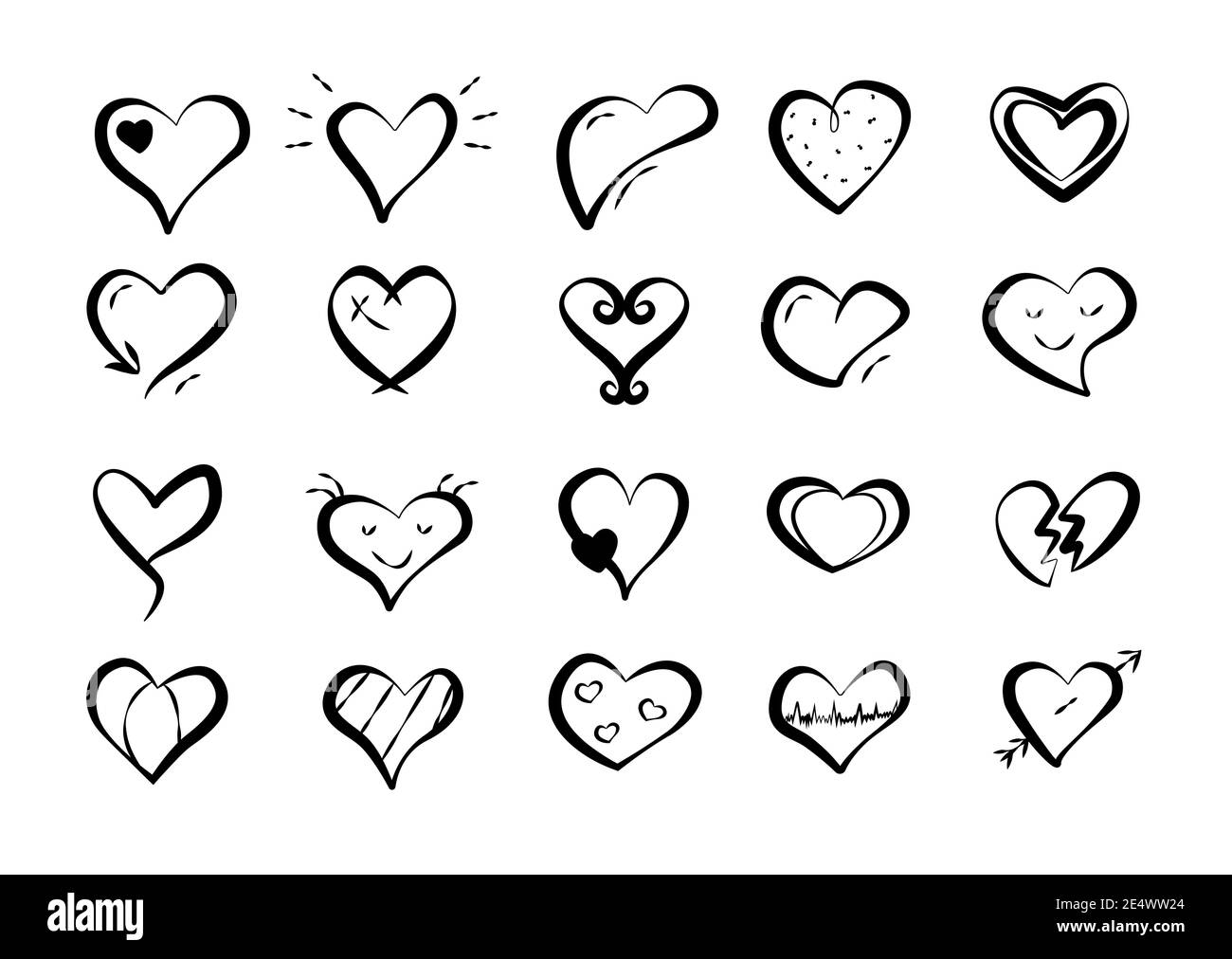 Schwarze Herzen Stockfotos Und Bilder Kaufen Alamy