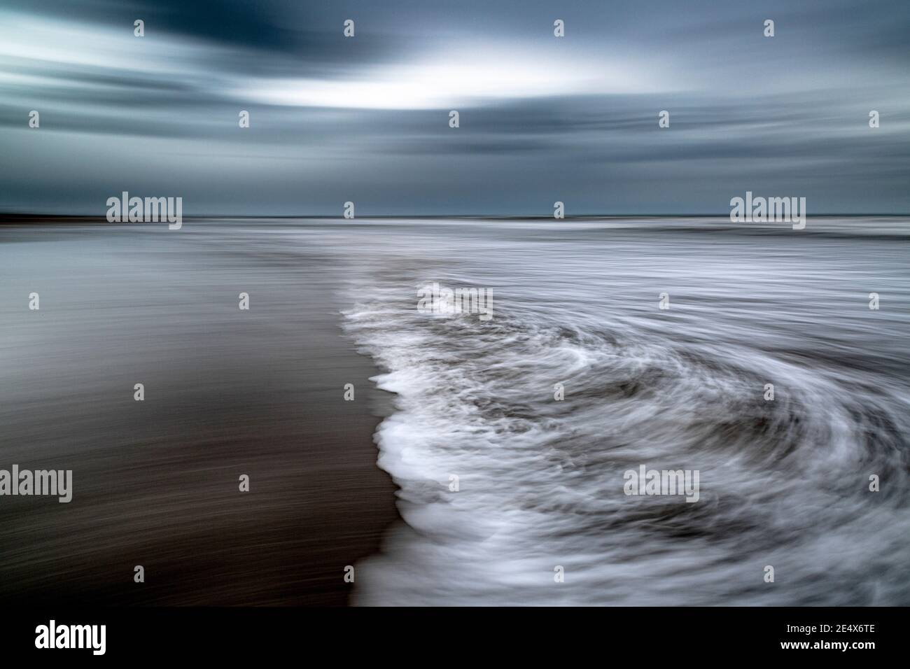 Verschwommene Welle Stockfoto