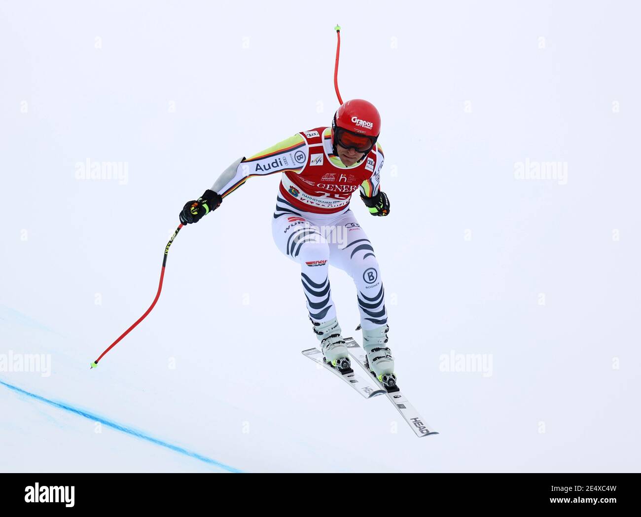 Ski Alpin - Herren Super-G - Kitzbühel, Österreich - 25. Januar 2021 Josef  Ferstl in Aktion REUTERS/Lisi Niesner Stockfotografie - Alamy