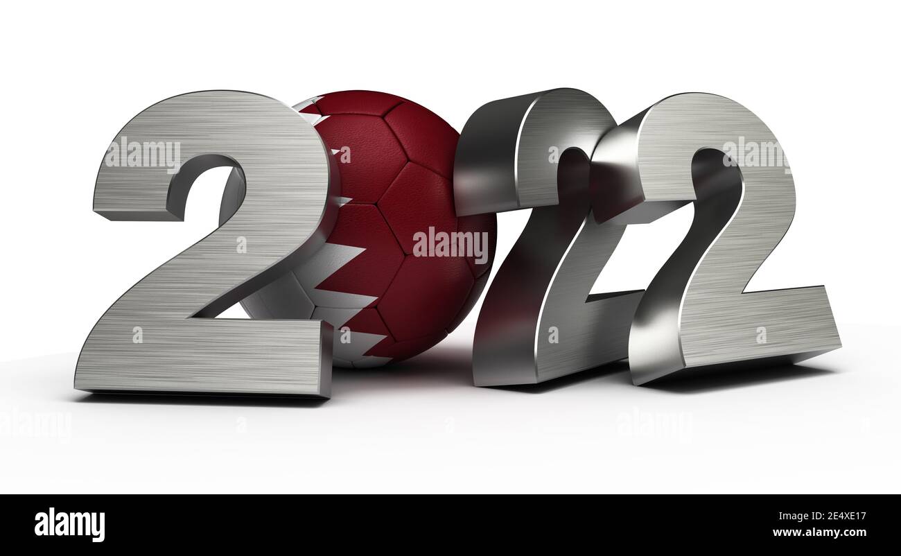 Qatar 2022 Turnier Konzept Bilder Stockfoto