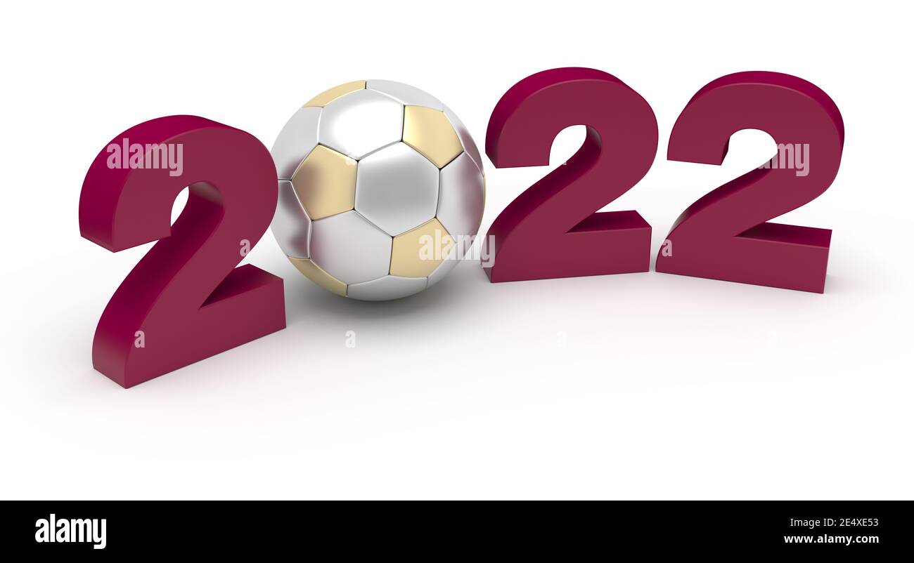 Qatar 2022 Turnier Konzept Bilder Stockfoto