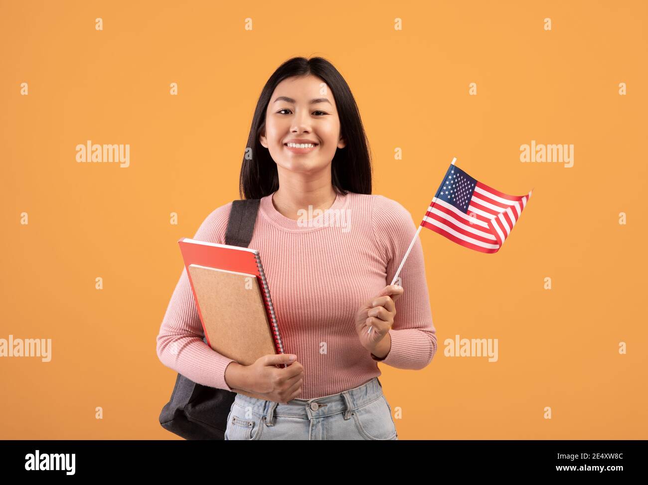 Reisen, Studium, Studentenaustausch und Englischlernen Stockfoto