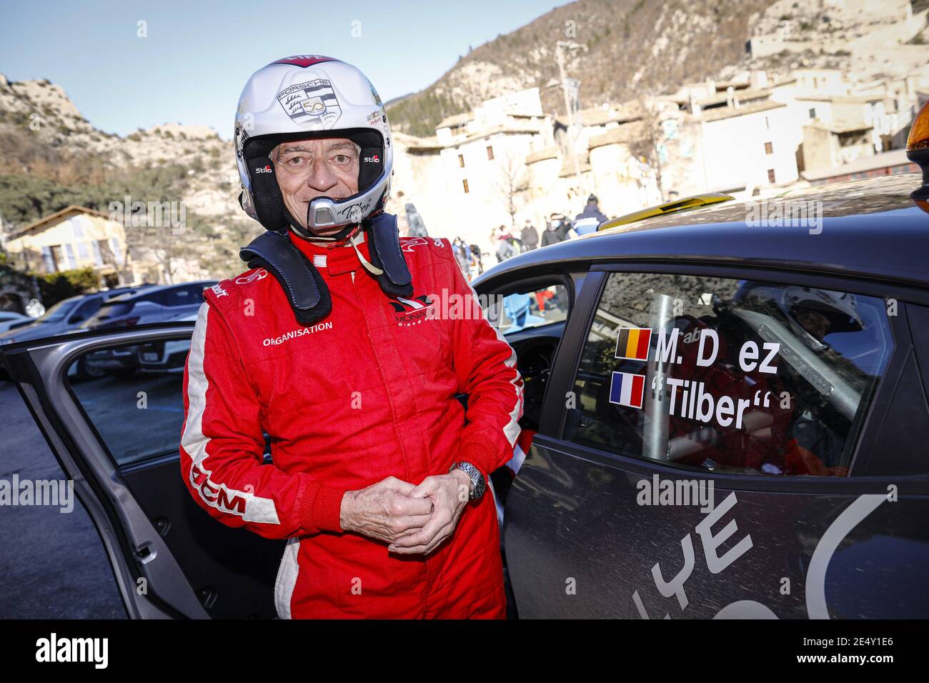 Christian Tilber Portrait während der Rallye-Weltmeisterschaft 2021, Monte Carlo Rallye am 20. Bis 24. Januar 2021 bei M / LM Stockfoto