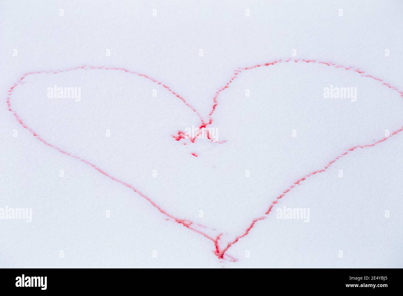 Zeichnung Im Schnee Stockfotos Und Bilder Kaufen Alamy
