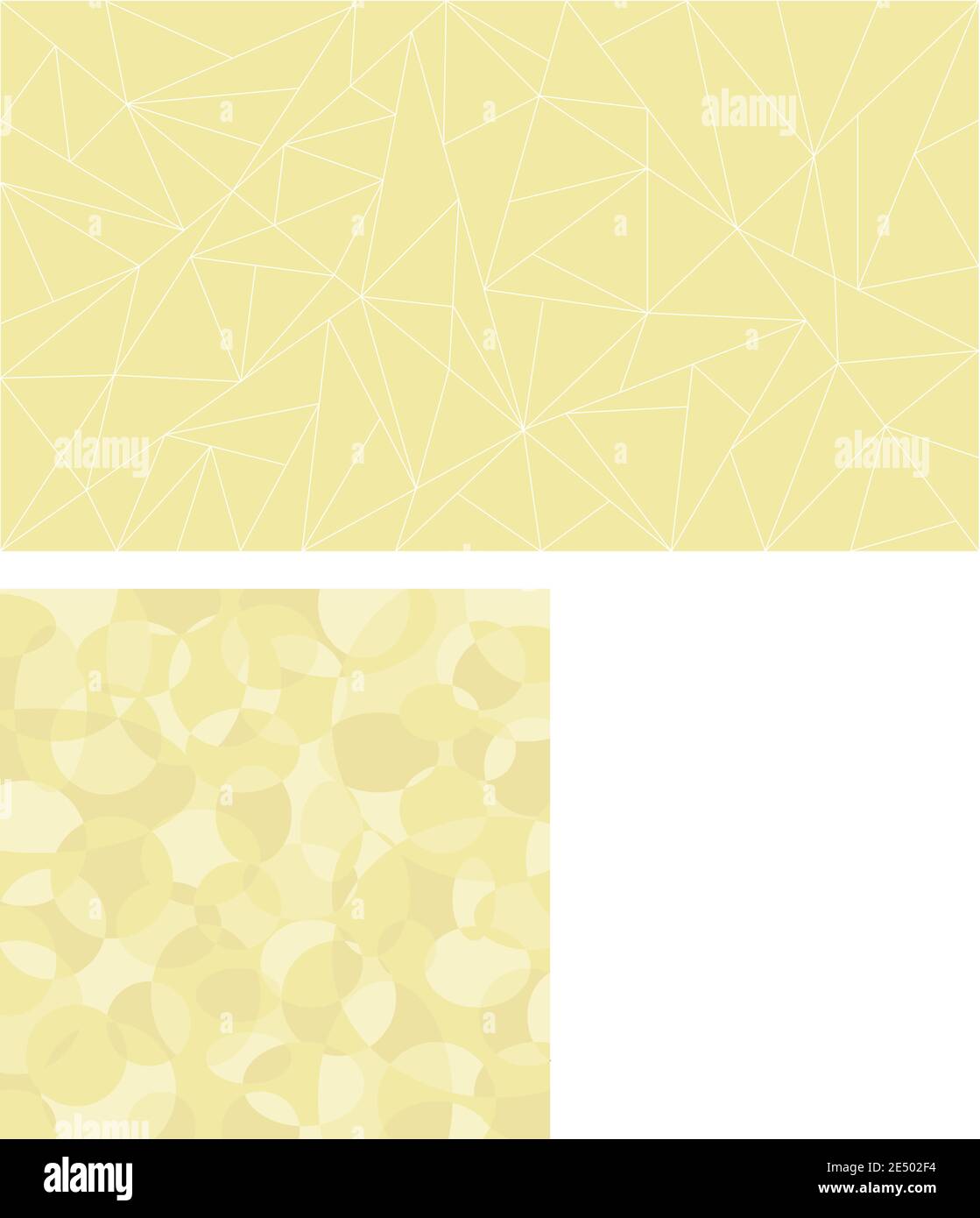 Set von abstrakten modernen Hintergründe in beige Sand mit gefärbt Grafikelemente Stock Vektor