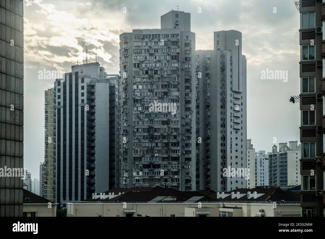 Shanghai Buildings, China, oktober 2019 Stockfoto