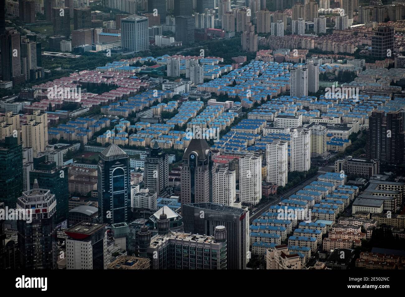 Shanghai Buildings, China, oktober 2019 Stockfoto