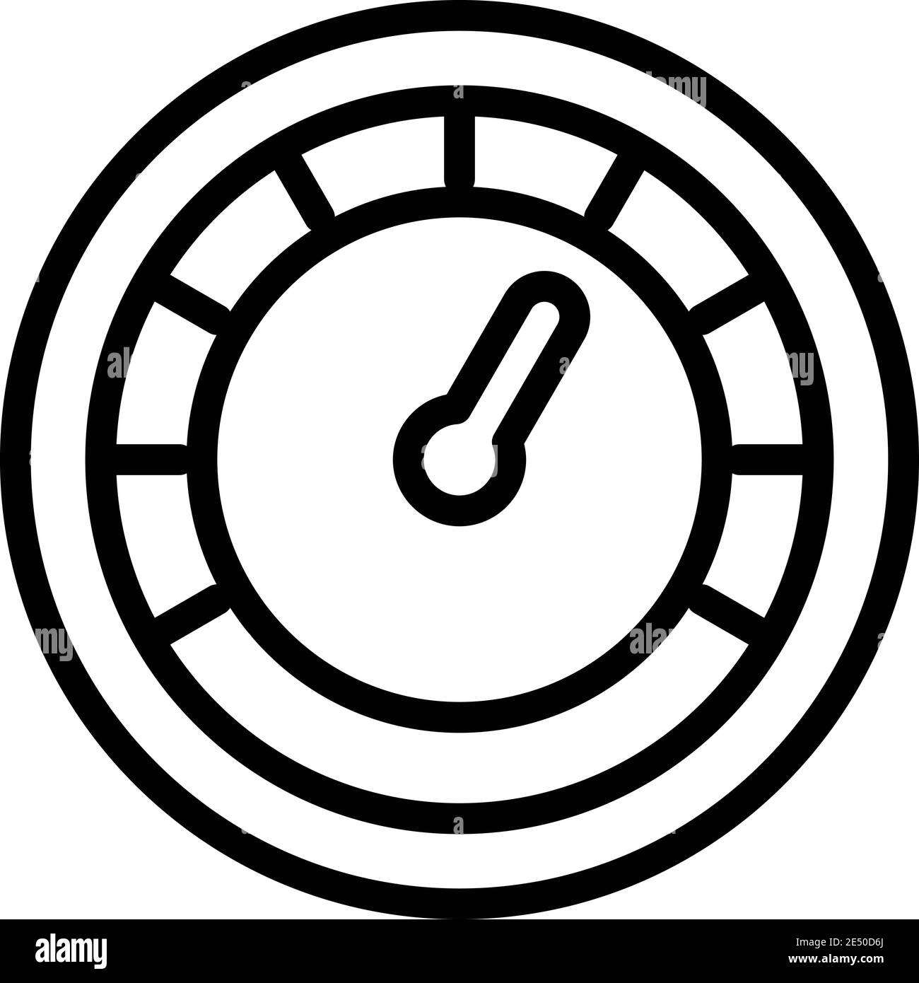 Symbol für automatisches Dashboard. Kontur Auto Dashboard Vektor-Symbol für Web-Design isoliert auf weißem Hintergrund Stock Vektor