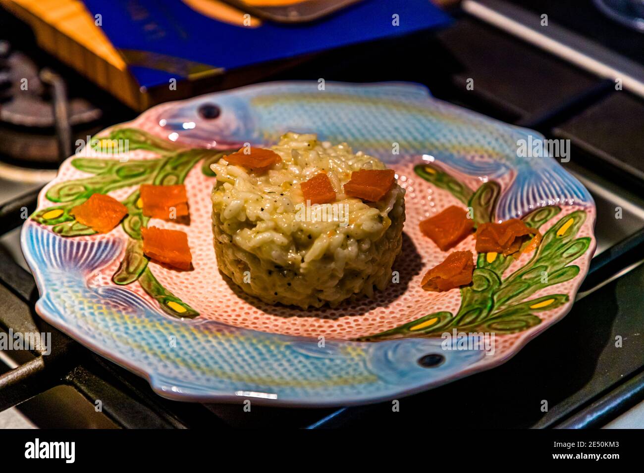 Online Cooking Event aufgeführt in Grevenbroich, Deutschland Stockfoto