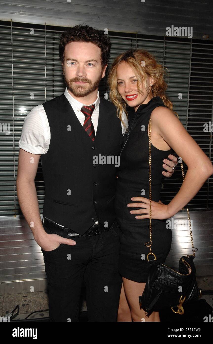 Danny Masterson und Bijou Phillips kommen zu den NME Awards 2008, die am 23. April 2008 im El Rey Theater in Los Angeles, CA, USA, stattfinden. Foto von Lionel Hahn/ABACAPRESS.COM Stockfoto
