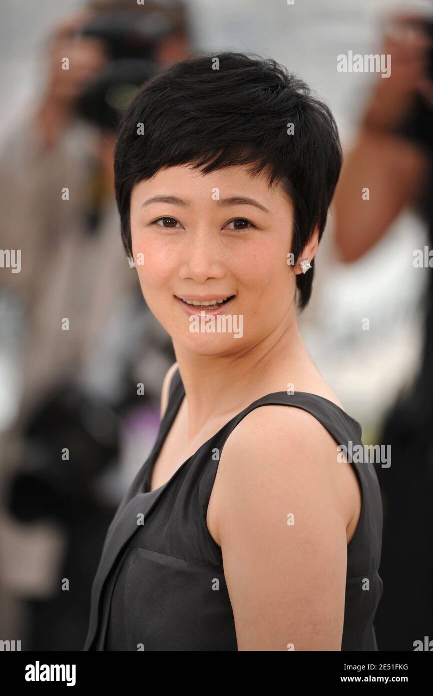 Darsteller Zhao Tao posiert bei einer Fotoschau für den Film '24 City' ('Er Shi Si Cheng Ji') während der 61. Filmfestspiele von Cannes am 17. Mai 2008 in Cannes, Frankreich. Foto von Hahn-Nebinger-Orban/ABACAPRESS.COM Stockfoto