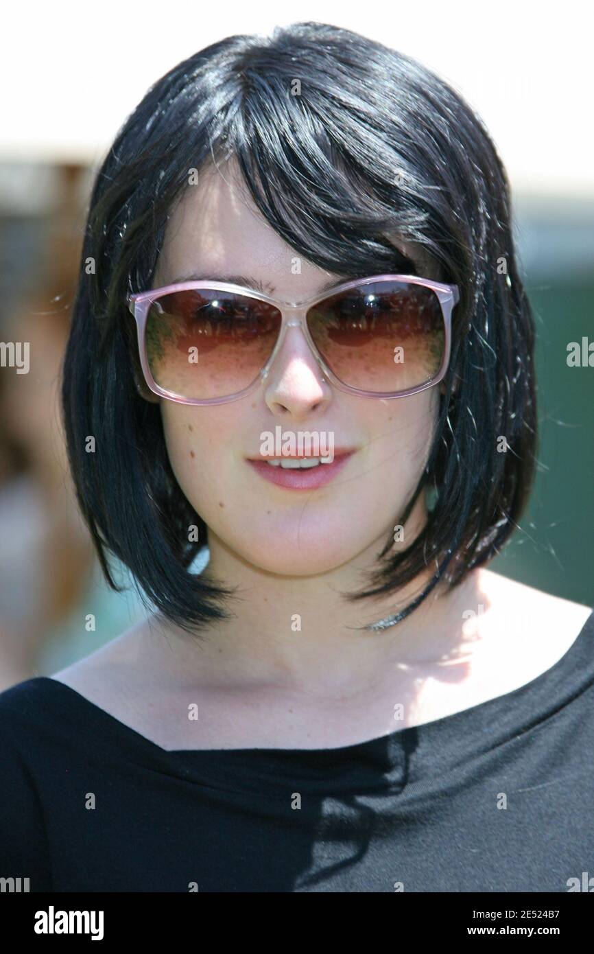 Rumer Willis kommt am 8. Juni 2008 zum "A Time for Heroes" Celebrity Carnival, um der Elizabeth Glaser Pediatric AIDS Foundation im Wadsworth Theatre in Los Angeles, CA, USA, zu nutzen. Foto von Baxter/ABACAPRESS.COM Stockfoto