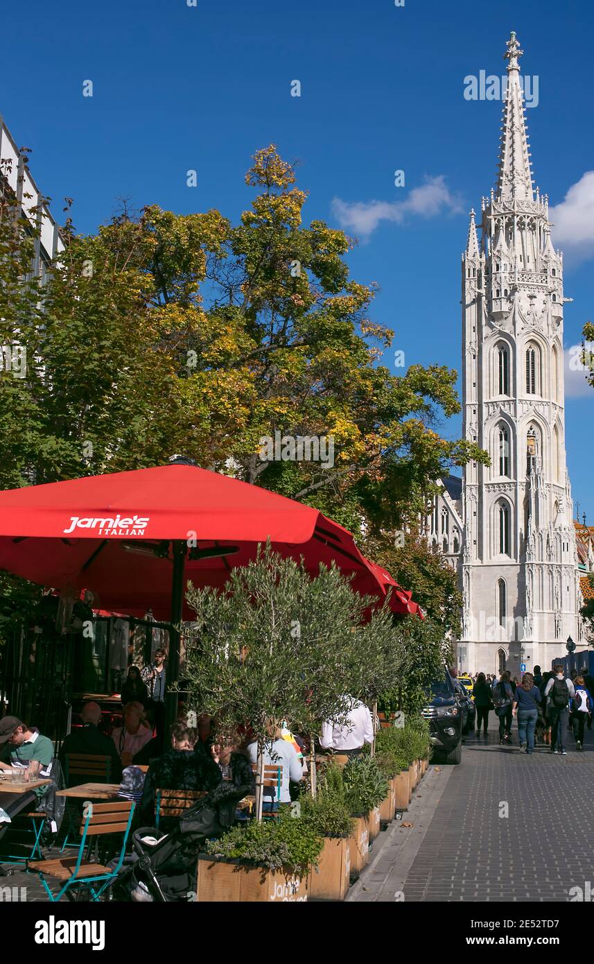 Jamie Oliver's Italian Restaurant Castle District, Budapest, Ungarn Stockfoto