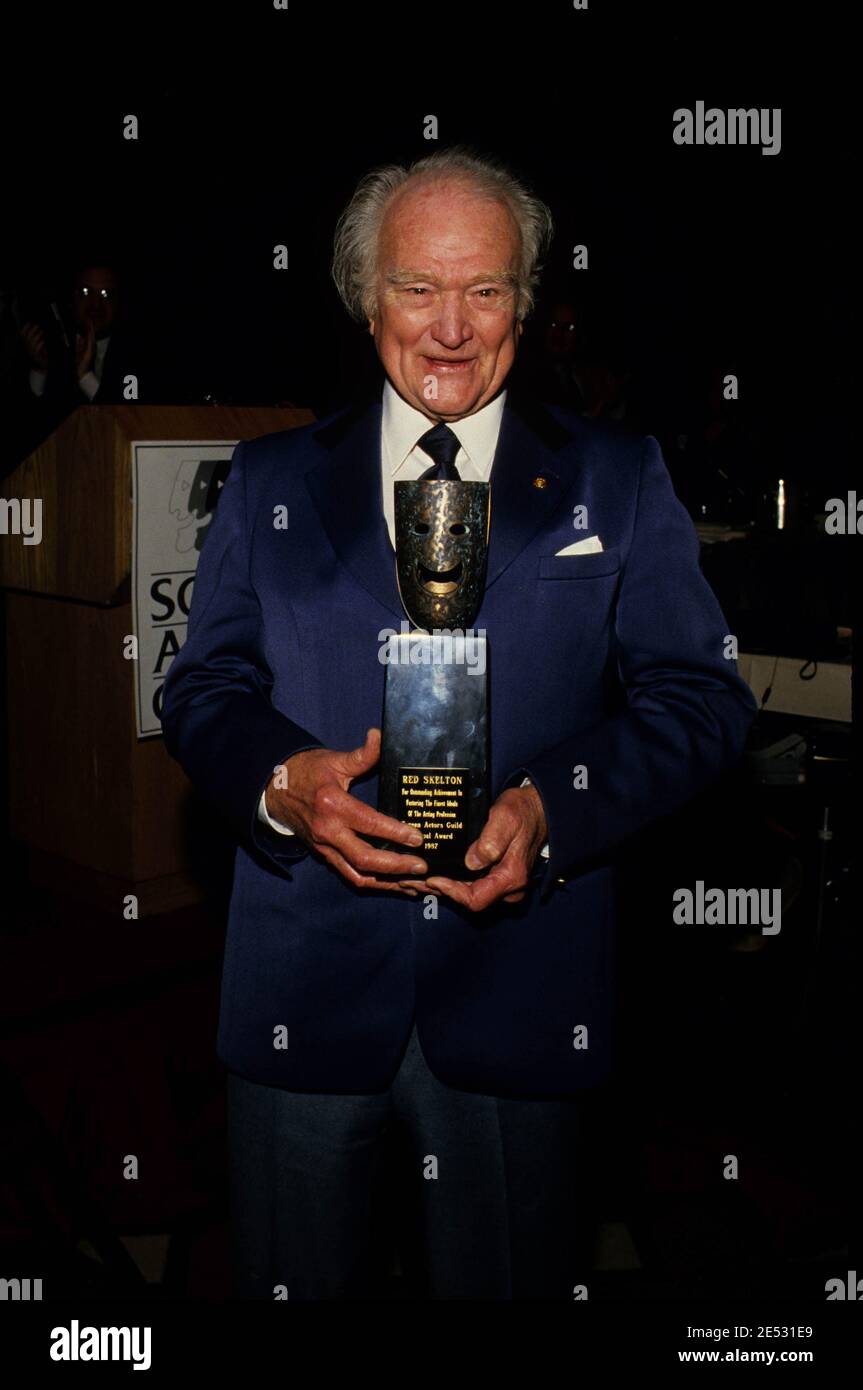 Red Skelton 12/08/1987 Credit: Ralph Dominguez/MediaPunch Stockfoto
