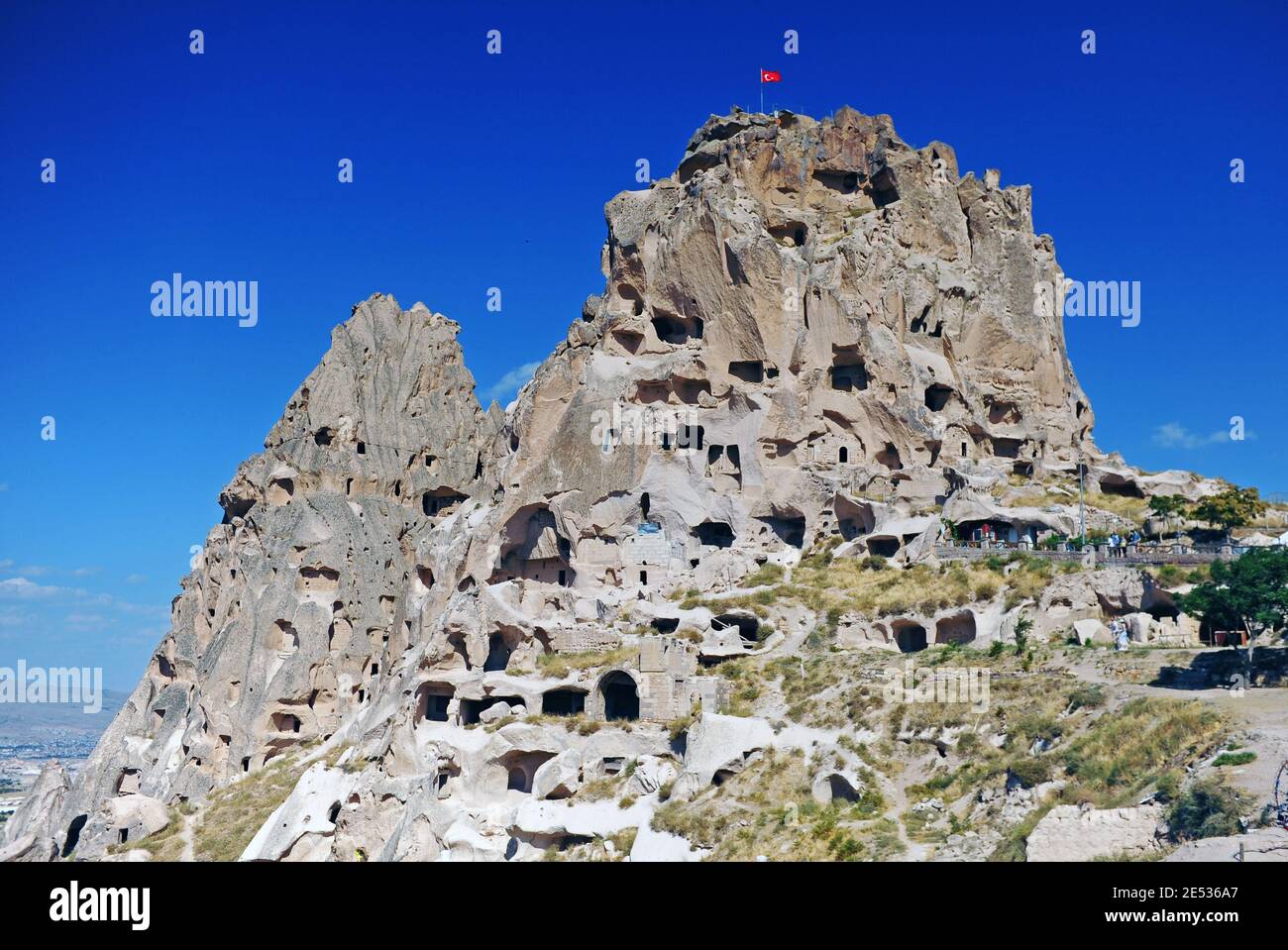 Erstaunliche Landschaft in Kappadokien historischen Region, Türkei Stockfoto