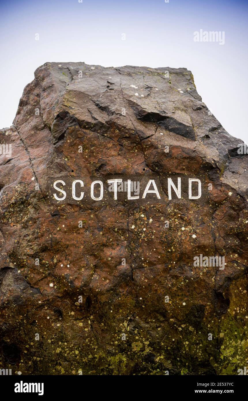 Carter Bar, Schottland, England Grenze. Northumberland, Scottish Borders. Schottland, England. Kredit - Phil Wilkinson / Alamy Stockfoto