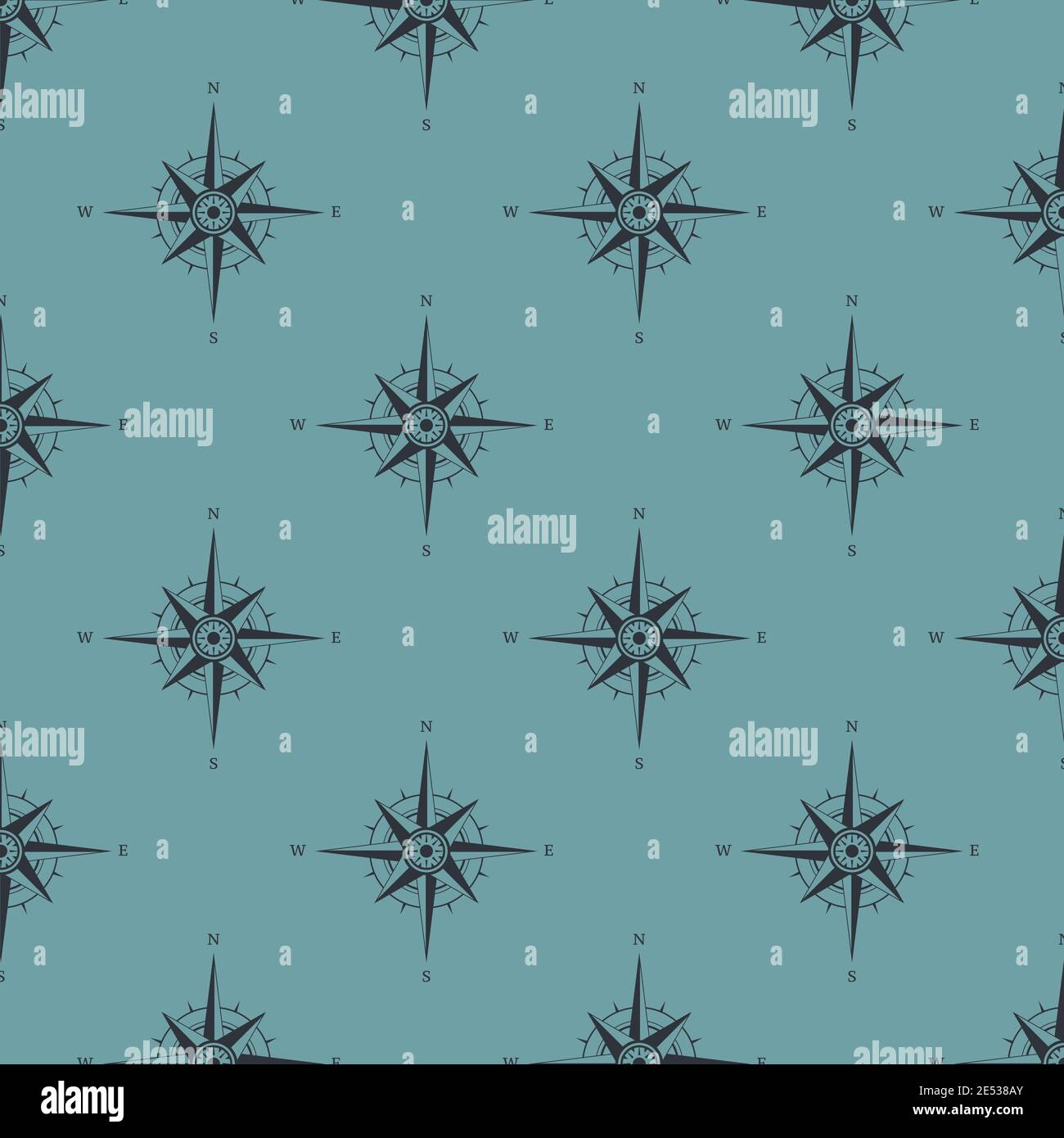 Reisen-Navigation-Zeichen-Musterdesign-Vektor-illustration Stock Vektor