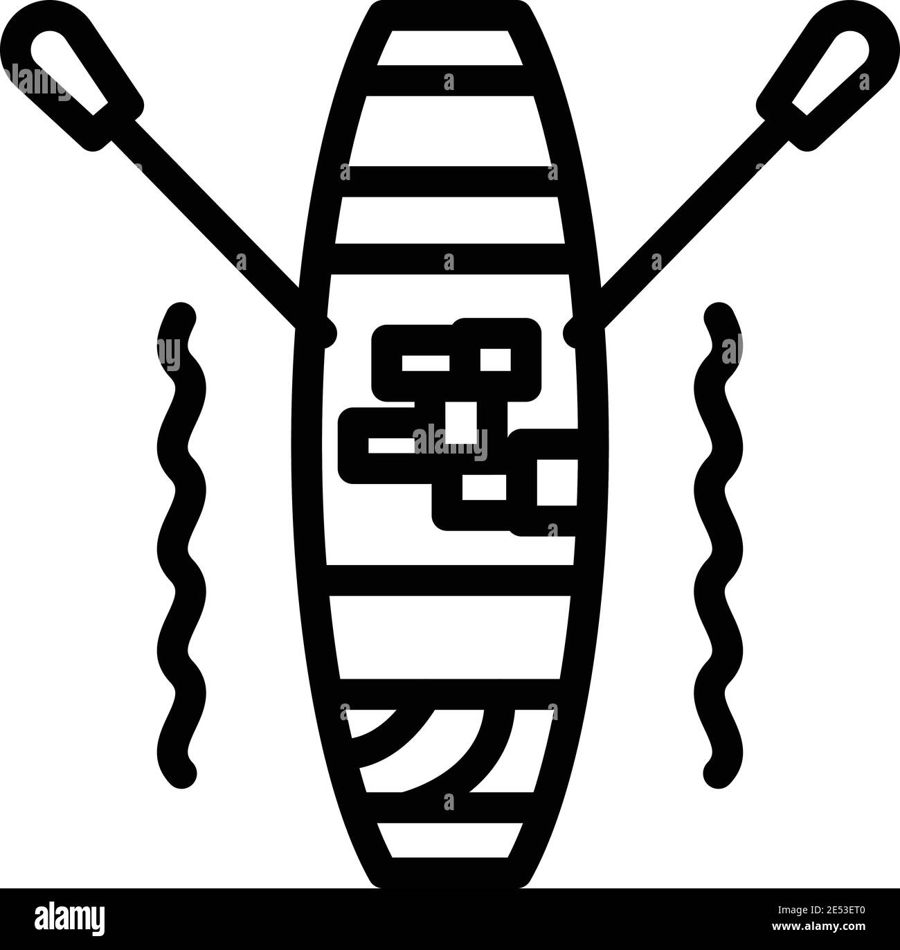 Thailändische schwimmende Marktikone. Umriss thai schwimmenden Markt Vektor-Symbol für Web-Design isoliert auf weißem Hintergrund Stock Vektor