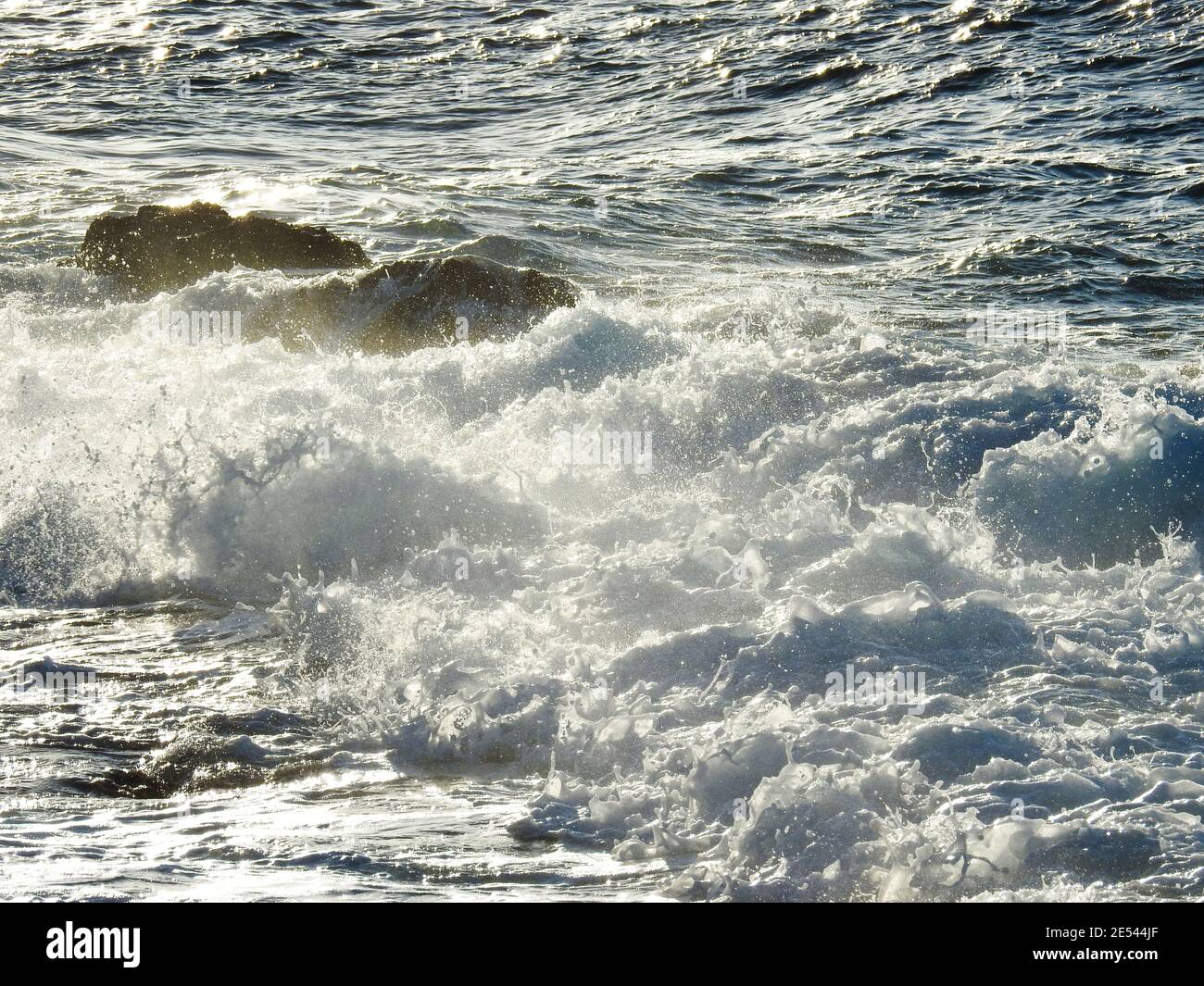 Felsenküste von Kreta, Griechenland Stockfoto