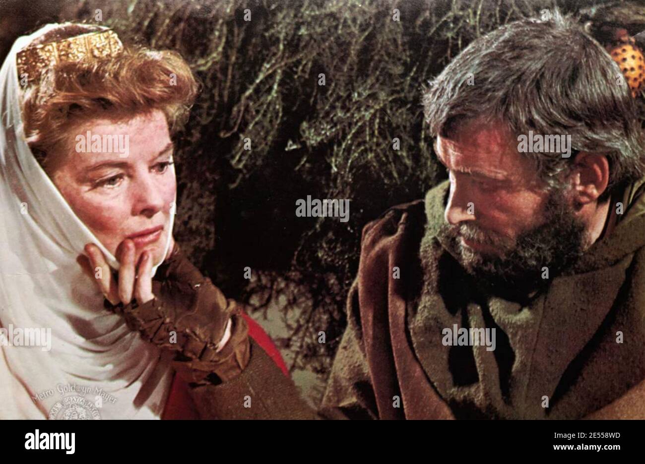 DER LÖWE IM WINTER 1968 AVCO Embassy Film mit Katherine Hepburn und Peter O'Toole Stockfoto